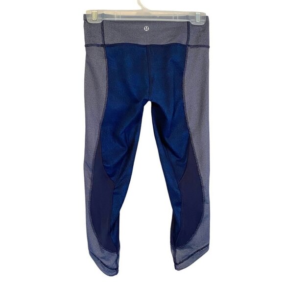 Lululemon Wunder Under  Crop Sashiko Size 4 - Picture 4 of 14